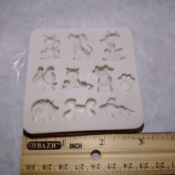 Silicon Mold For Fondant Or Chocolate $8