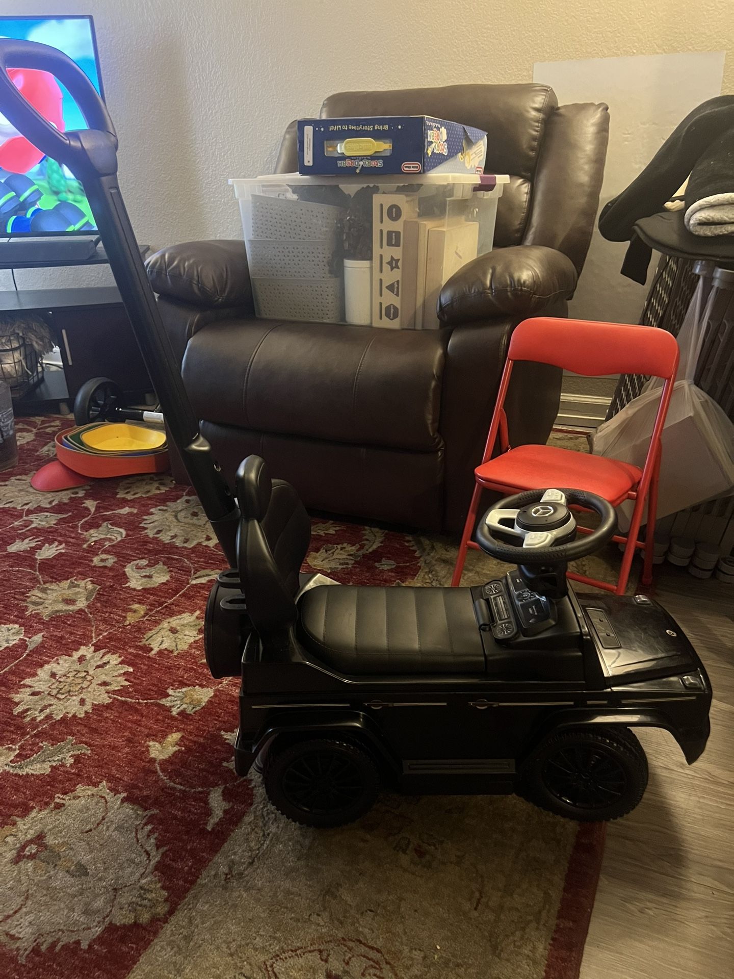 Toddler Push G-wagon With Detachable Guardrails