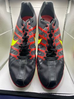 Size 10 black Nike Zoom Rival D 6 track and field spike unisex shoes