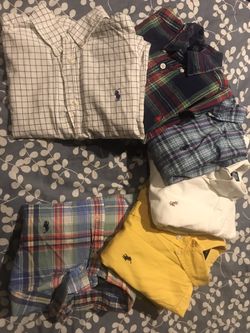 Lot of 6 Ralph Lauren Shirt Boys