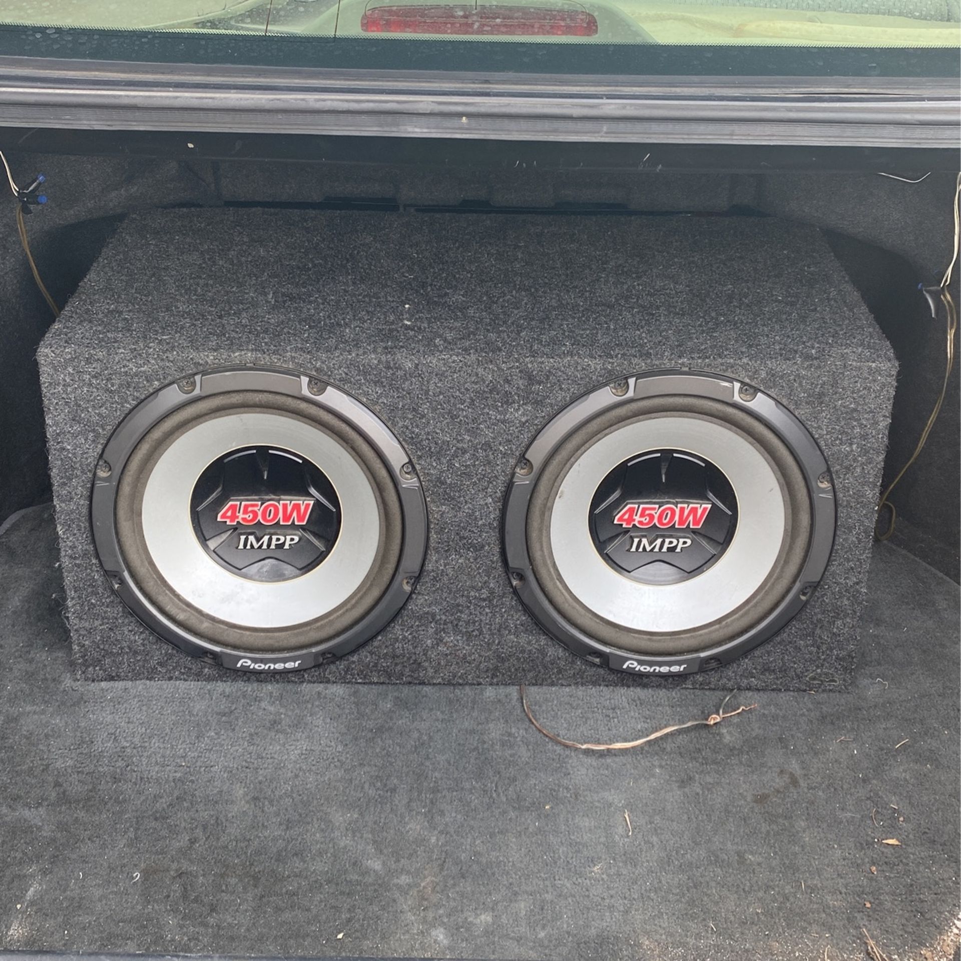 Pioneer 450 Watts, IMPP 12” Subwoofers For Car Audio