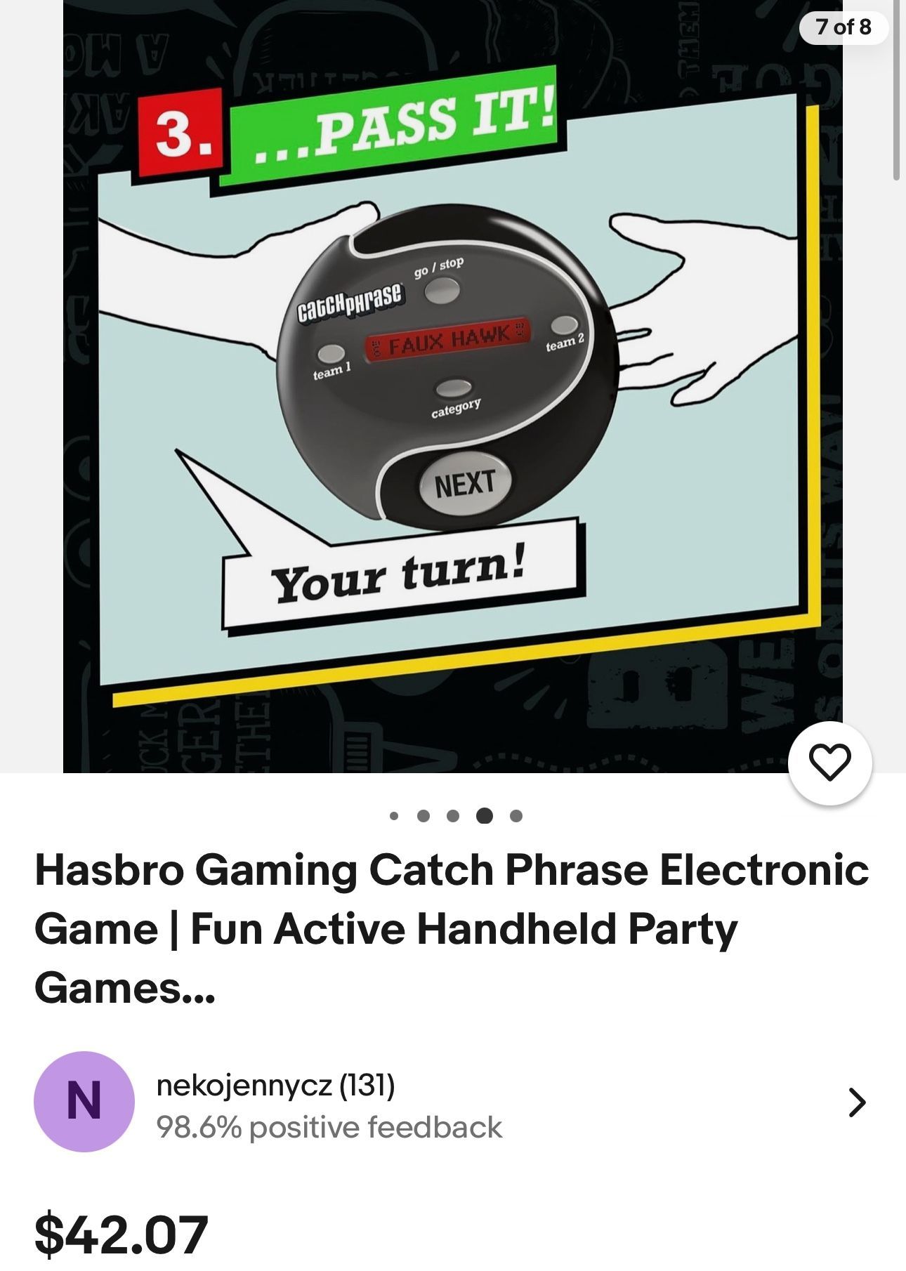 Hasbro Catch Phrase Game Frustration