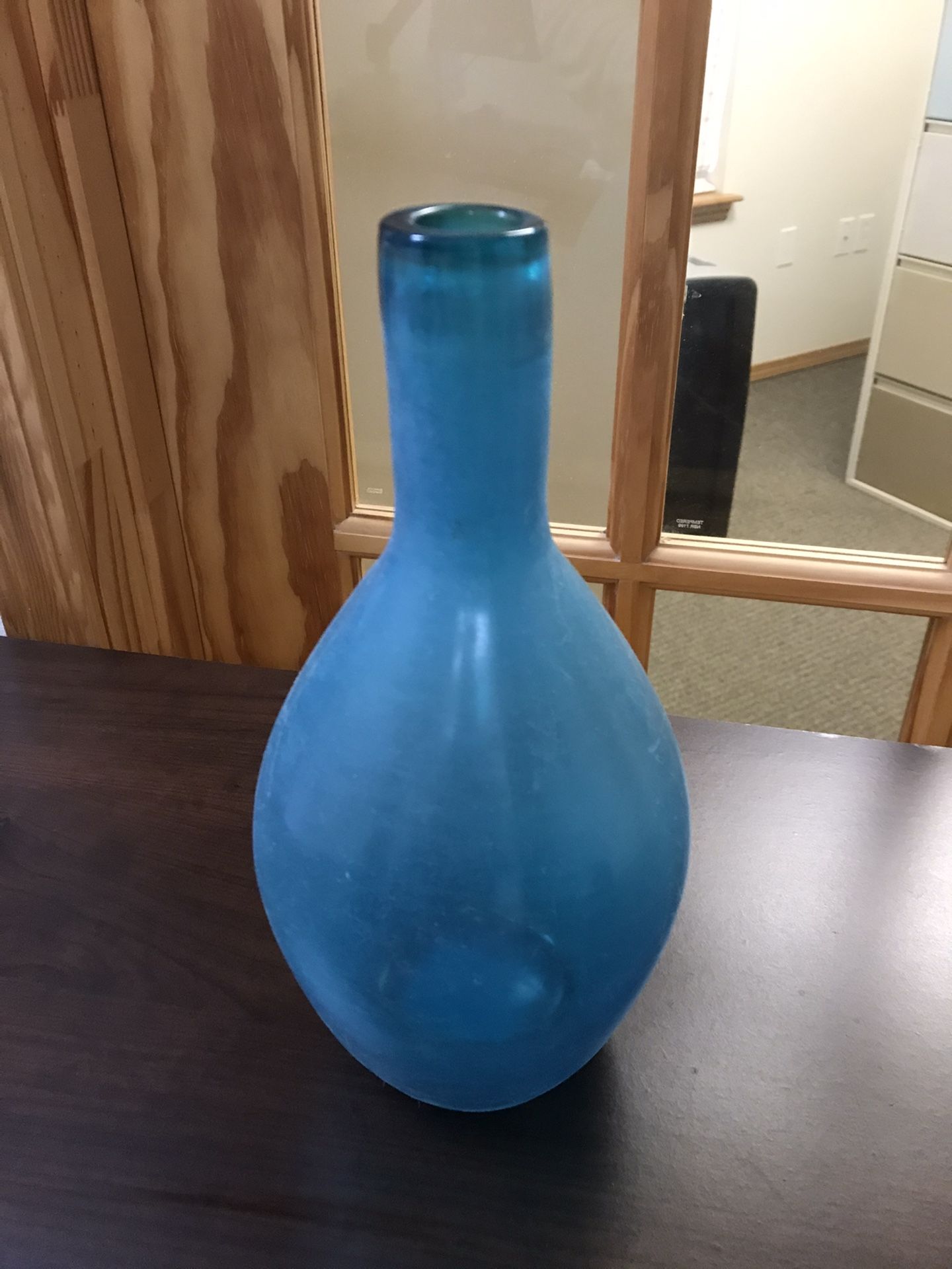 Blue Glass Vase