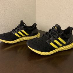 Adidas Ultraboost 5.0 DNA Running Shoes Black/Yellow FZ6259 Men's Size 8 