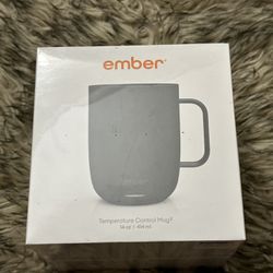 NEW Ember Temperature Control Smart Mug, 14 oz, 1-hr Battery Life, Black -  App Controlled Heated Coffee Mug