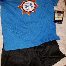 New With Tag Under Armour Short Set Size 3T 