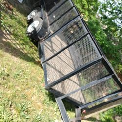 Mesh sided Utility Trailer. 7x14 