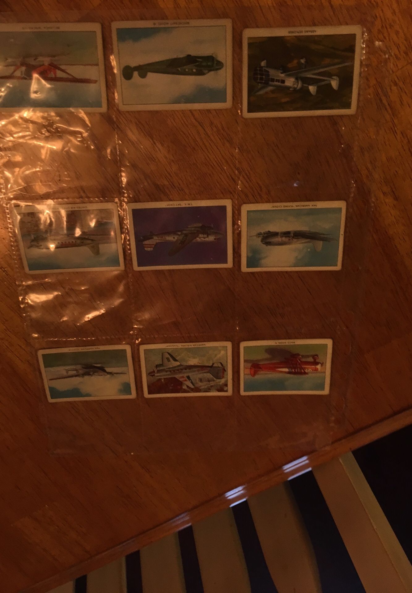 Vintage 2 Wing Cigarette Cards from 1940