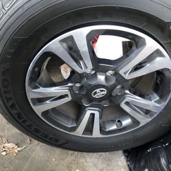 Wheels and tire