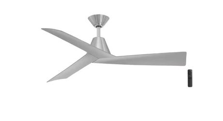 Easton 52 in. Indoor/Outdoor Brushed Nickel with Silver Blades Ceiling Fan with Remote Included NEW
