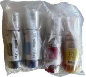 Epson T522 Black/Cyan/Magenta/Yellow Refill Ink Bottle Kit