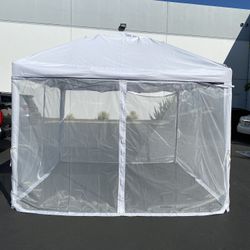 Brand New 11’x11’ Easy Pop Up Gazebo Tent with Mosquito Net EZ Up no assemble 