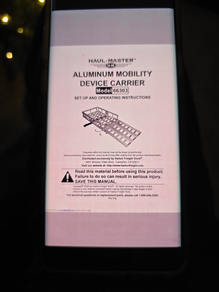 Haulmaster aluminum cargo carrier