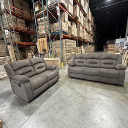 Sofá + loveseat reclinable