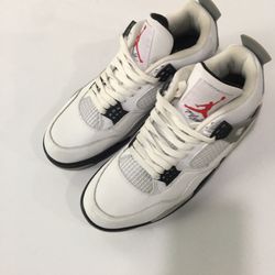 Nike Air Jordan 4 US 7 For Women’s Shoes In White