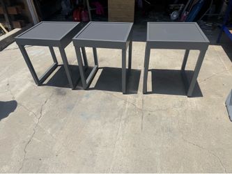 Metal and wood tables very sturdy I have 8 available $20 each