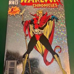 1993 The Warlock Chronicles #1 Embossed Foil Cover Comic Book