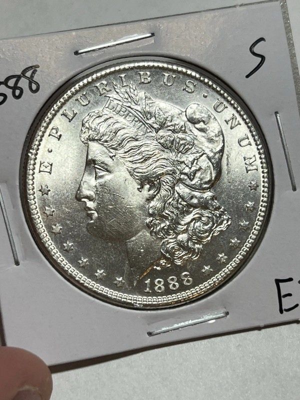 1888-S Morgan Silver Dollar GEM BU UNC Great Strike Nice Luster