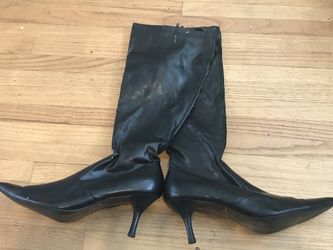 Black Soft long Boots