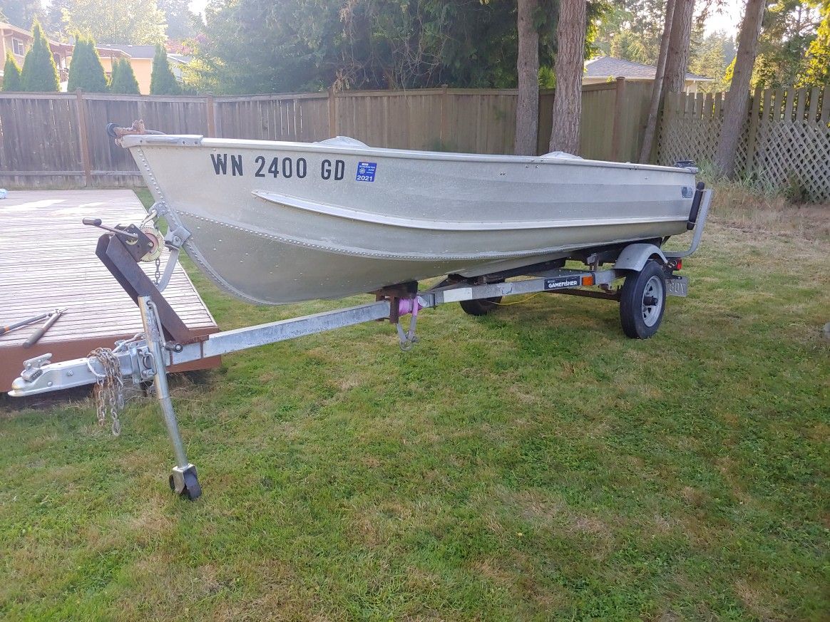 13ft Gamefisher boat + Trailer for Sale in Redmond, WA OfferUp