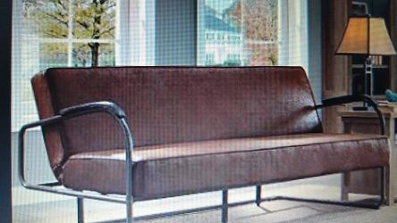 Better Homes and Gardens Granary Modern Farmhouse Futon, Brown