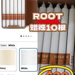 ROOT 10 Candles.12 candles in total.