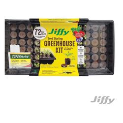 Jiffy J372PROGS Greenhouse Seed Starter Kit with Superthrive