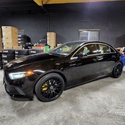 19 INCH NEW WHEELS FOR C250 C350 C300 CLA250 A220 GLA250 GLB250 GLK350 WITH NEW TIRES !!