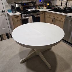 Ikea White Table with leaf