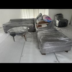 Grey Sectional  Sofa 