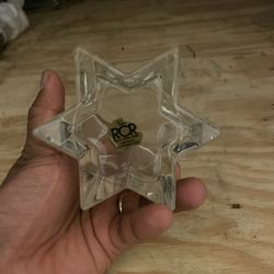 RCR Star Candle or Pen Holder / Royal Crystal Rock Stella # 85 /...