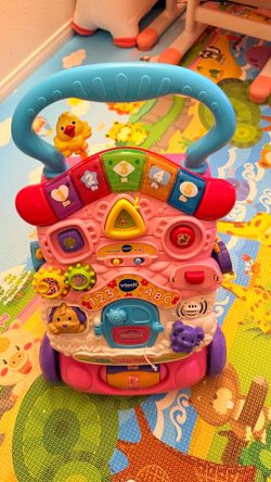 VTech Pink Stroll & Discover Activity Walker Toy
