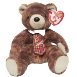 Ty Beanie Babies Pappa Father's day The Bear 2004