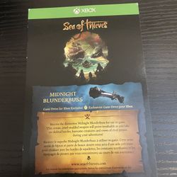 Midnight Blunderbuss DLC For Sea Of Thieves (Xbox)