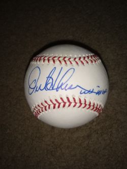 Orel Hershiser signed MLB baseball WSMVP