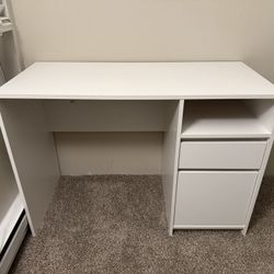 White Office Desk