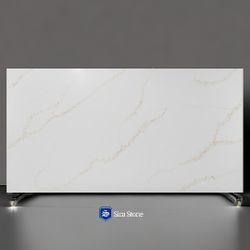 Quartz Slab Polished Imperial Gold (Bookmatch) 127x64x3/4