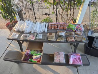 Left over capybara party items
