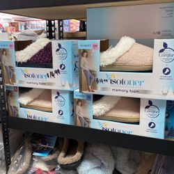 Memory Foam Isotoner Home Shoes 