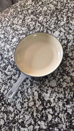Le Creuset enameled cast iron shallow pan 9.75”