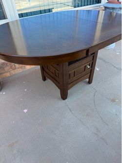 Breakfast nook table real wood