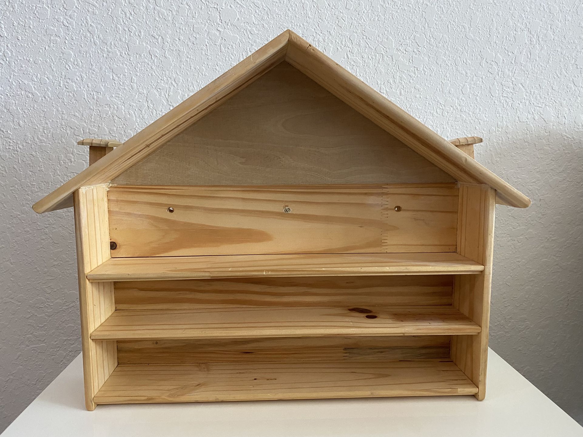 Handcrafted Wooden House – Artisan-Made | Versatile Display & Storage