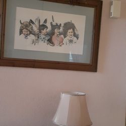 Cuadro BIG picture 79936 Oak Frame Size Listed 