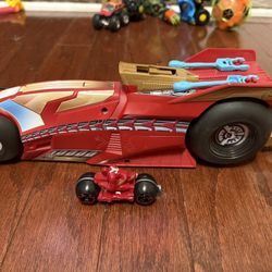 Iron Man Vehicle And Motorcycle. Shoots Projectile