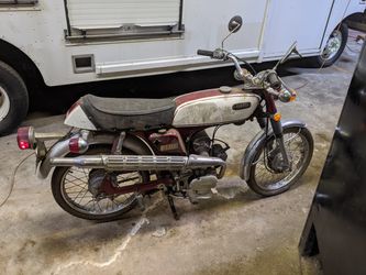 1970 Vintage Yamaha motorcycle