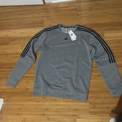 Gray adidas crewneck