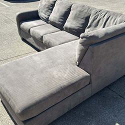Lightly used Grey Sectional Sofa couch