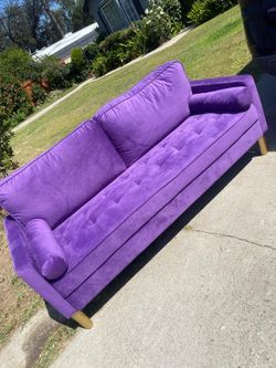 Purple couch