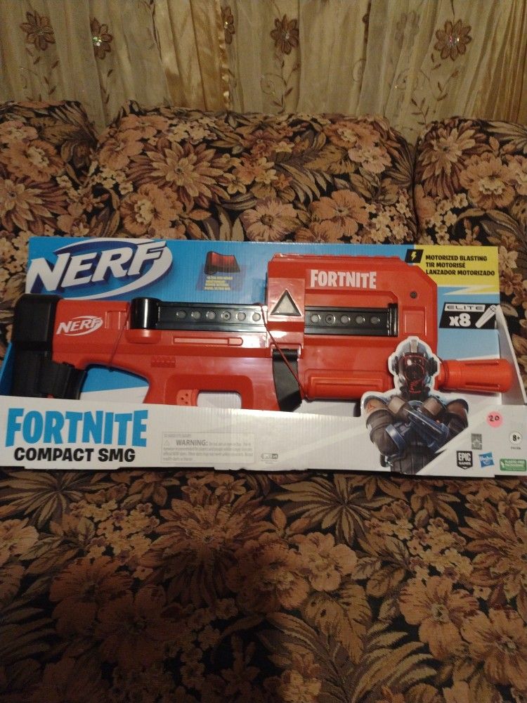Fortnite Compact Smg Nerf Gun! New!!