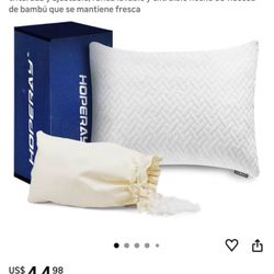 Hoperay Bed Neck Pillows for Sleeping - Shredded Memory Foam 